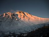 19 Sunrise On The Northeast Ridge, The Pinnacles, Mount Everest North Face And The North Col From Mount Everest North Face Advanced Base Camp 6400m In Tibet 